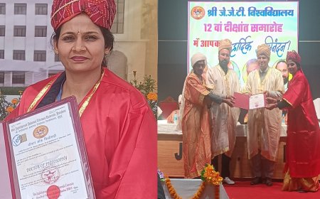 ममता शर्मा को मिली पीएचडी की उपाधि