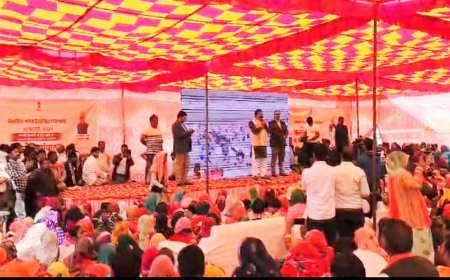 प्रधानमंत्री नरेंद्र मोदी का सीधा संवाद कार्यक्रम: 17 योजनाओं का लाभार्थियों को दिया लाभ, उमड़ा लोगों का जनसैलाब