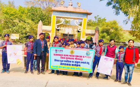 हलेड़ में सिंगल यूज प्लास्टिक पर अंकुश पर कार्यक्रम आयोजित 