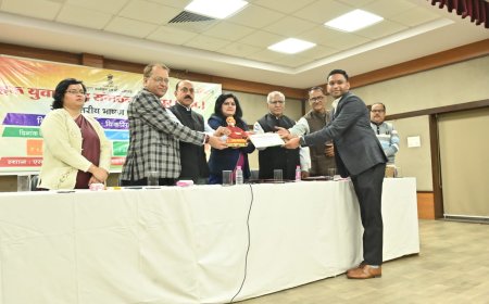 अंकित भारद्वाज ने राज्य स्तरीय भाषण प्रतियोगिता में प्रथम स्थान प्राप्त कर जीता 1 लाख रुपये का पुरस्कार