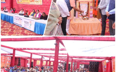 खैरथल में पीएम संवाद कार्यक्रम का किया गया आयोजन