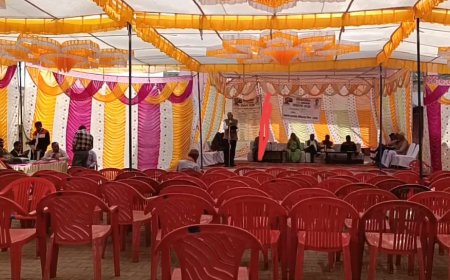 गोविंदगढ़ में विकसित भारत संकल्प यात्रा फॉलोअप शिविर में नही पहुचे लाभार्थी, खाली कुर्सियों के सामने हुई खनापूर्ती