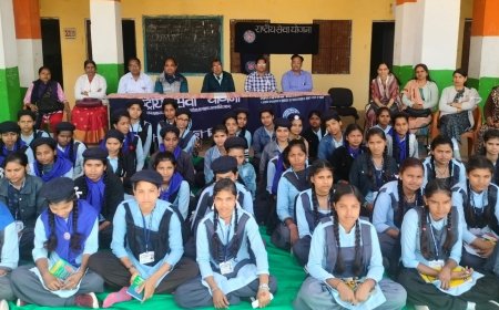 पीएमश्री राजकीय विद्यालय महुवा मे राष्ट्रीय सेवा योजना शिविर का हुआ समापन