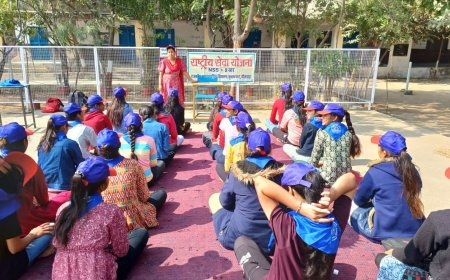 स्वच्छता और साक्षरता के संदेश के साथ राष्ट्रीय सेवा योजना  शिविर हुआ संपन्न