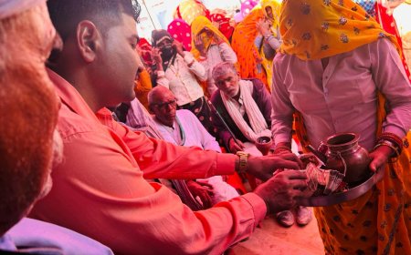 आरपीएफ इन्सपेक्टर ने अपने स्वर्गीय साथी  नेमीचंद की विधवा बहिन की बेटी की शादी मे आकर निभाई भाई की रस्म: 2 लाख 11 हजार का किया आर्थिक सहयोग