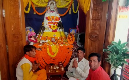मालाखेड़ा में नव निर्मित श्याम मंदिर पर उमडने लगी श्रद्धालुओं की भीड़