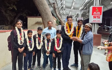 राष्ट्रीय जिम्नास्टिक खेल प्रतियोगिता में भीलवाड़ा की प्रतिभाओं ने जीता सिल्वर मेडल