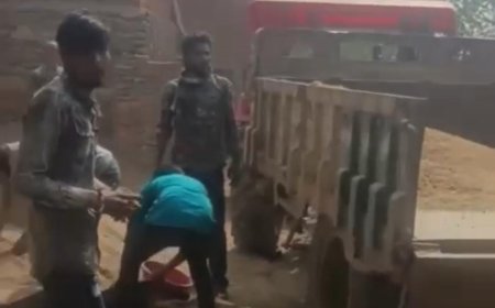 वेल्डिंग कराने गए ट्रैक्टर ट्राली को दुकान से ले जाकर बजरी भर पुलिस को बुलाया, मामला दर्ज