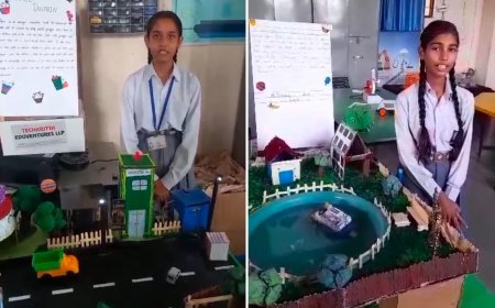 स्वामी विवेकानंद राजकीय मॉडल स्कूल हींगवाहेड़ा की दो बेटियों का हुआ इंस्पायर अवार्ड में चयन