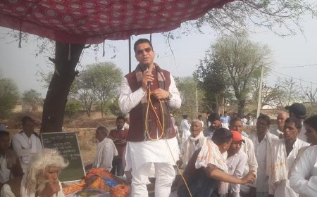 रैणी के नायला नगर (नाईबास) गांव मे भाजपा विधायक प्रत्याशी बन्नाराम मीना के मुख्यातिथ्य मे सम्पन्न हुआ विशाल आदिवासी कन्हैया दंगल