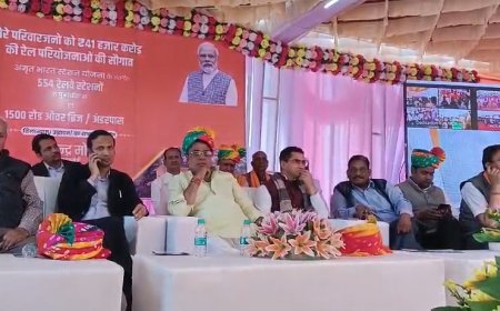 PM नरेन्द्र मोदी ने अमृत भारत स्टेशन योजनान्तर्गत राजगढ रेल्वे स्टेशन के पुनर्विकास सौन्दर्यकरण के कार्यो का वर्चुअल रूप से किया शिलान्यास