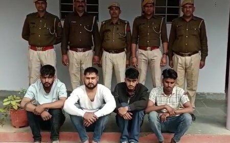 विधानसभा नेता प्रतिपक्ष का दरवाजा दरकाया ,चार पकड़े