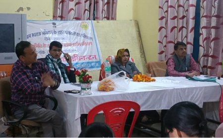 गोविन्दगढ़ में राष्ट्रीय ग्राम स्वराज अभियान के तहत पुनश्चर्या प्रशिक्षण का हुआ आयोजन