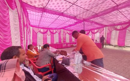 बाल स्वास्थ्य कार्यक्रम के तहत पचास शिशुओं का शिविर में हुआ इलाज