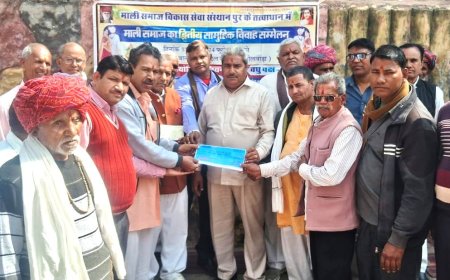 फूलेरादोज को माली समाज द्वारा द्वितीय सामूहिक विवाह सम्मेलन का आयोजन:21 जोड़े परिणय सूत्र में बंधेगे