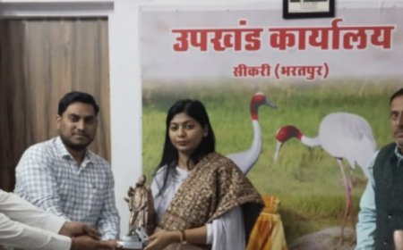 नव पदास्थापित उपखण्ड अधिकारी क़ा  किया सम्मान