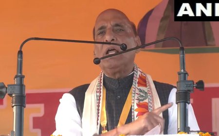 'सत्ता का आनंद लेने के लिए नहीं मांग रहे तीसरा कार्यकाल', Bihar में बोले राजनाथ- हम जो कहते हैं, वो करते हैं