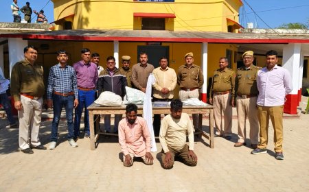 हथियार बनाने की फैक्ट्री में निर्मित, अद्र्वनिर्मित  पकडे हथियार, बरामद औजार , चाचा भतीजा गिरफ्तार