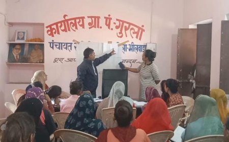 ग्राम पंचायत गुरला  में 21 महीला ने मेट को दिया गया  प्रशिक्षण