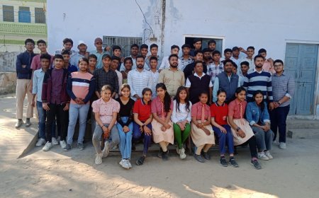 गुलमोहर चिल्ड्रन अकेडमी में आयोजित हुआ कक्षा 10का विदाई कार्यक्रम