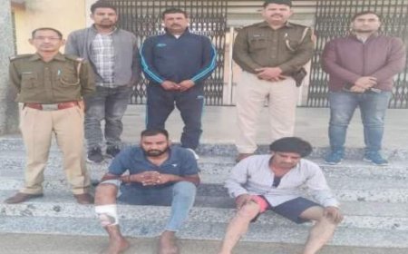 युवक का अपहरण कर हाथ-पैर तोडकऱ 70 किमी दूर फेंकने का मामला, दो आरोपी गिरफ्तार