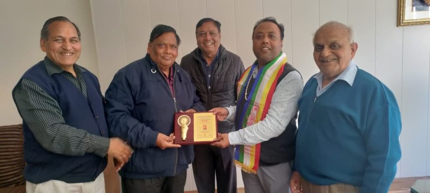 जैन पत्रकार महासंघ ने समाज भूषण राजेंद्र के गोधा स्मृति जैन पत्रकारिता पुरस्कार प्रदाता का किया सम्मान