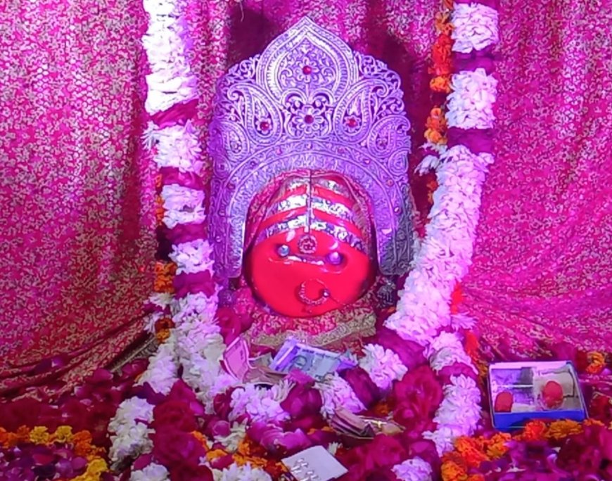 सकट चौथ माता मंदिर में रामायण पाठ समापन पर हुआ हवन-पूजन