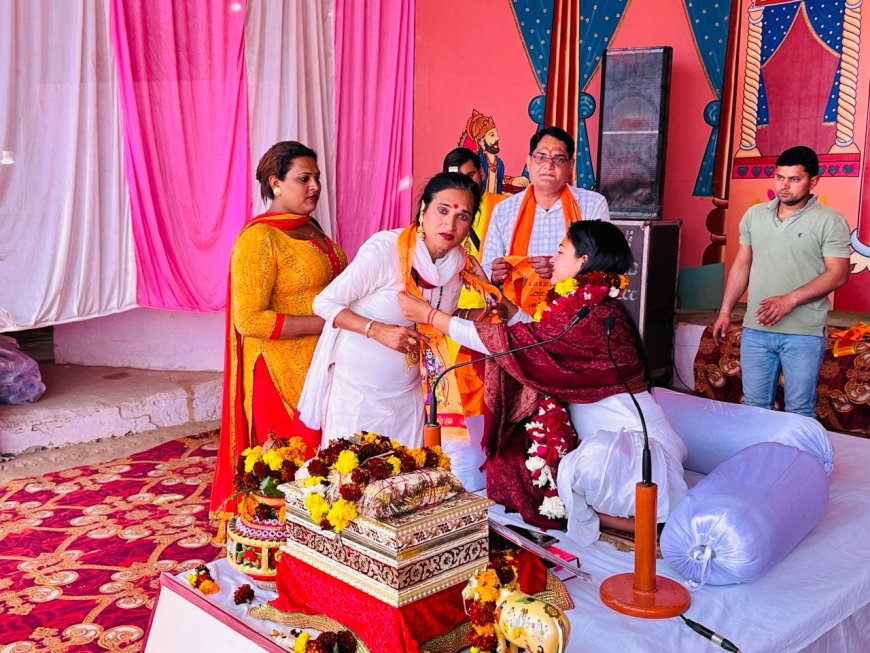 श्री राम कथा में सुनाए सती चरित्र एवं शिव पार्वती विवाह के प्रसंग