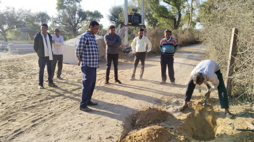 उदयपुरवाटी में पानी के अवैध कनेक्शन करने वालों की अब खैर नहीं,राइजिंग लाइन से काटा फर्जी कनेक्शन