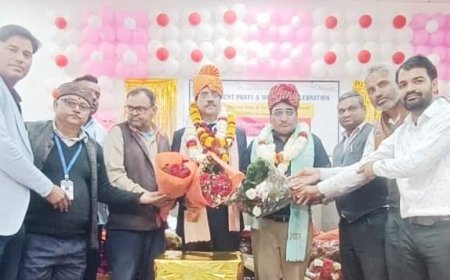 कोटपूतली-बहरोड़ सीएमएचओ डॉ. निर्मल कुमार जैन के सेवानिवृति पर विदाई समारोह का हुआ आयोजन