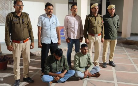 अवैध देशी पिस्टल व मैगजीन के साथ 2 गिरफ्तार