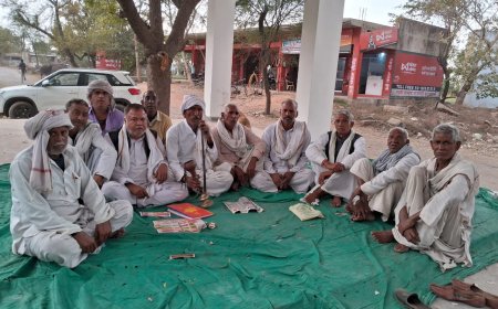 पूर्वी राजस्थान नहर परियोजना के लिए किसानों का धरना प्रदर्शन चौथे दिन शुक्रवार को भी रहा जारी