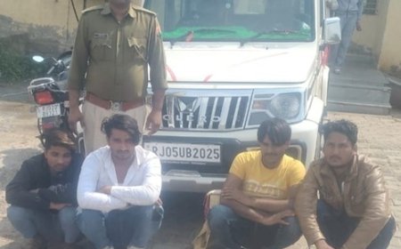 सीकरी पुलिस  ने जुए पर बड़ी कार्यवाही करते हुए चार जुआरी किए गिरफ्तार