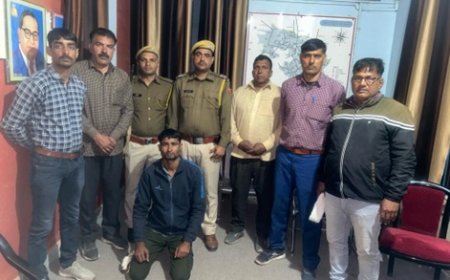 पडलबास के जंगल मे सात साल पूर्व हुई गेंगवार की घटना मे फरार पांच हजार क़ा इनामी बदमाश सकील गिरफ्तार