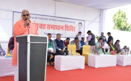 ‘‘सरकार आपके द्वार’’ संयुक्त समाधान शिविर का आयोजन:शिक्षा मंत्री मदन दिलावर ने सुनी जन समस्याएं, मौके पर ही दिलाई राहत