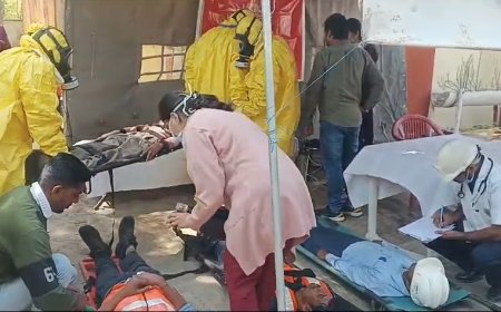 अलवर सेना सहित अन्य विभागों ने किया मोकड्रिल अभ्यास