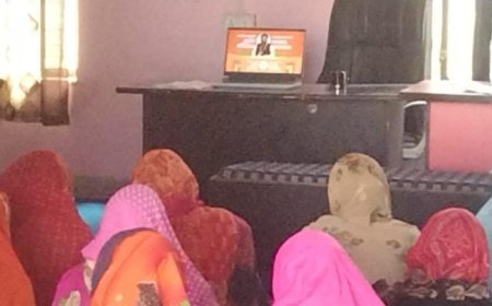 उपखंड नारायणपुर की सभी ग्राम पंचायतों में नारी शक्ति वंदन योजना अंतर्गत वर्चुअल संवाद कार्यक्रम का हुआ आयोजन