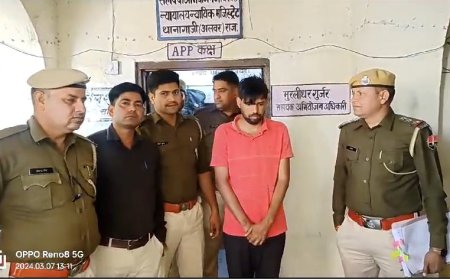 पत्नी ओर तीन बच्चों के हत्यारे को किया गया  न्यायालय मे पेश दो दिन का मिला पीसी  रिमांड