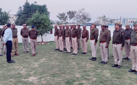खैरथल - तिजारा के नवनियुक्त पुलिस अधीक्षक मनीष चौधरी ने किया पदभार ग्रहण
