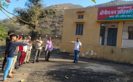 वन विभाग रेंज कार्यालय, तालवृक्ष में स्वीप गतिविधियों का हुआ आयोजन