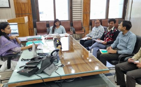 प्रधानमंत्री आदर्श ग्राम योजना में जिला स्तरीय अभिसरण समिति की बैठक का किया गया आयोजन