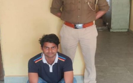 सरकारी कर्मचारियो के साथ मारपीट कर राजकार्य में बाधा पहूँचाने के मामले मे फरार मुलजिम गिरफ्तार