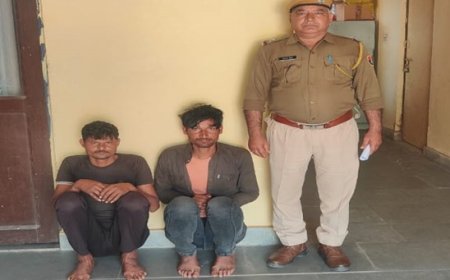 सीकरी पुलिस की कार्यवाही:  दस दिन से फरार दो गौतस्कर गिरफ्तार