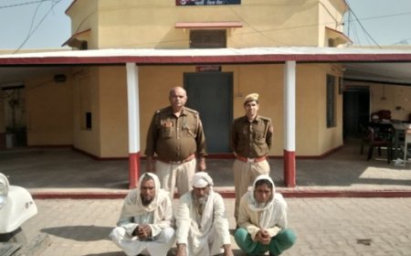 दोहरे हत्याकाण्ड के मामले मे करीब 9 साल से फरार 3 आरोपी चढ़े पहाड़ी पुलिस के हत्थे