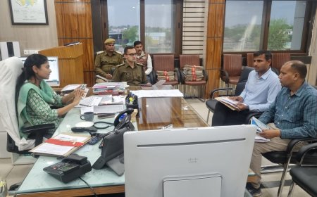अवैध खनन को लेकर पुलिस, वन, खनन एवं राजस्व विभाग के अधिकारियों की संयुक्त बैठक का हुआ आयोजन