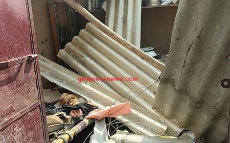 गोविंदगढ़ मे कच्चे घर की छत गिरने से चार बच्चे दबे, 4 वर्षीय बालिका अलवर रैफर:एक कमरे के घर मे रहता है परिवार - नहीं है शोचालय भी