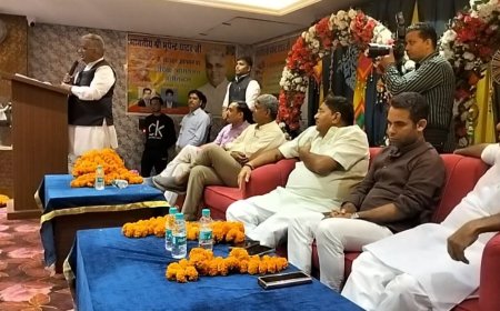 अलवर लोकसभा चुनाव में भाजपा उम्मीदवार भूपेन्द्र यादव ने कहा खैरथल डेवलपमेंट ग्रोथ की राजधानी बनेगी