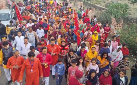 बाबा मोहन राम खोली धाम की 117 वी परिक्रमा का मनमोहक आयोजन