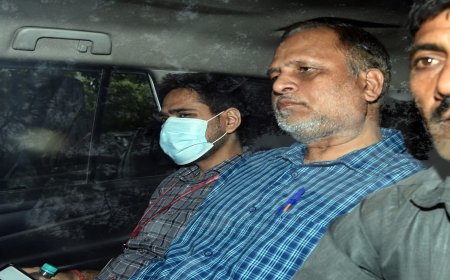 9 महीने बाद तिहाड़ जेल वापस लौटे सत्येन्द्र जैन, कोर्ट ने खारिज की थी जमानत याचिका