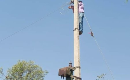 विद्युत निगम के लाखों रुपए ग्राम पंचायतों में बकाया राशि होने पर कनेक्शन काटने की कार्यवाही हुई शुरू